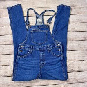 Universal Thread Women's Blue High-Rise Skinny Denim Jean Overalls Size 00